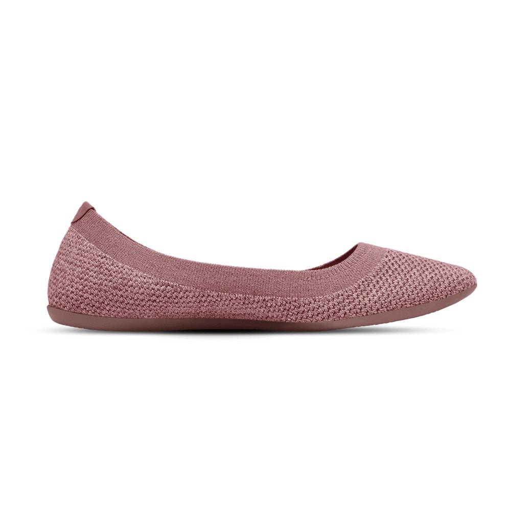 Allbirds Women\'s Flats Pink - Tree Breezers - 04728VAXP